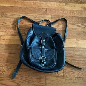 Vintage Roots Leather Backpack